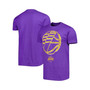 Men's and Women's Purple Los Angeles Lakers Element Logo Pop T-shirt