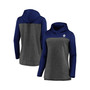 Women's Branded Heathered Charcoal and Blue Toronto Maple Leafs Chiller Fleece Pullover Hoodie