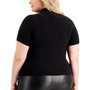 Plus Size Mock Neck Top