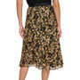 Women's Pull-On Elastic-Waist Pleated Midi Skirt