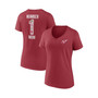 Women's Branded Cardinal Arizona Cardinals Team Mother's Day V-Neck T-shirt