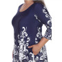 Plus Yanette Tunic Top