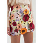Women's Floral Embroidered Mini Skirt