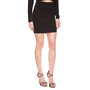 Women's Solid Ruched Mini Skirt