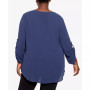 Plus Size Sandy Pintuck Plain Shirt