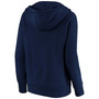 Plus Size Navy Minnesota Twins Official Logo Crossover V-Neck Pullover Hoodie