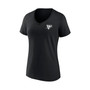 Women's Branded Black Pittsburgh Penguins Team Mother's Day V-Neck T-shirt
