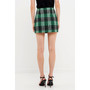 Women's Check Tweed Mini Skirt