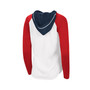 Women's G-III Sports by Carl Banks White, Red Washington Capitals MVP Raglan Hoodie T-shirt