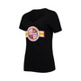 Women's Black Washington Commanders V-Neck T-shirt