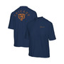 Women's Navy Chicago Bears Half-Sleeve Mock Neck T-shirt