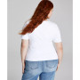Trendy Plus Size Second Skin Crewneck Short-Sleeve T-Shirt
