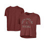 Women's Garnet South Carolina Gamecocks Baseball Headliner Cropped T-shirt