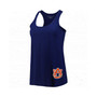 Women's Navy Auburn Tigers Charm 2.0 Scoop Neck Open Back Racerback Tank Top