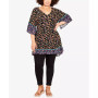 Plus Size Harp Border Tunic