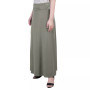 Petite  Ring Faux Belt A Line Maxi Skirt