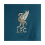 Women's Teal Liverpool Strike Drill Raglan Quarter-Zip Performance Top