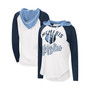 Women's White Memphis Grizzlies MVP Raglan Hoodie Long Sleeve T-shirt