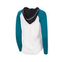 Women's White, Teal San Jose Sharks MVP Raglan Hoodie T-shirt