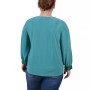 Plus Size Long Sleeve Knit Top