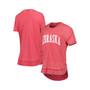 Women's Scarlet Nebraska Huskers Arch Poncho T-shirt