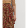 Women's Paisley Ruffle-Trim Georgette Skirt
