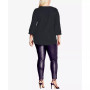 Plus Size Glitz Double Bell Sleeve Top