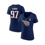 Women's Branded Connor McDavid Navy Edmonton Oilers Special Edition 2.0 Name and Number V-Neck T-shirt