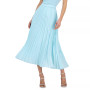 Women's Pleated Pull-On Midi Skirt