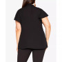 Trendy Plus Size Aria V-neck Top