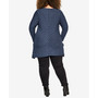 Plus Size Tiarne Two Tone Tunic Top