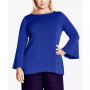 Plus Size Burrow Plain Top
