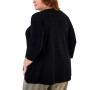 Plus Size High-Low 3/4-Sleeve Top