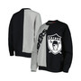Women's Silver, Black Las Vegas Raiders Big Face Pullover Sweatshirt
