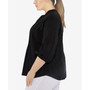Plus Size Woven Solid Gauze Top