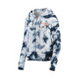 Women's Navy Houston Astros Tie-Dye Fleece Full-Zip Hoodie