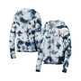 Women's Navy Houston Astros Tie-Dye Fleece Full-Zip Hoodie