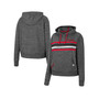 Women's Charcoal Nebraska Huskers Backstage Speckled Pullover Hoodie