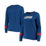 Women's Royal, Red LA Clippers Plus Size Long Sleeve T-shirt