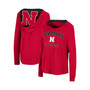 Women's Scarlet Nebraska Huskers Catalina Hoodie Long Sleeve T-Shirt