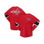 Women's Branded Red Washington Capitals Jersey Long Sleeve T-shirt