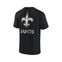 Men's and Women's Black New Orleans Saints Super Soft Short Sleeve T-shirt