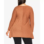 Plus Size Tiarne Textured Tunic Top