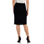 Women's Pull-On Button-Trim Compression Skirt