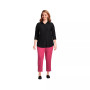 Women's Plus Size Long Sleeve Soft Performance Roll Tab Tunic