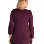 Women's Plus Size Flared Tunic Top