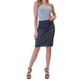 Women's Knee Length Elastic Waist Pencil Skirt