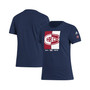 Women's Navy Montreal Canadiens Reverse Retro 2.0 Playmaker T-shirt