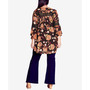 Plus Size Allegra Ruffle Tunic Top