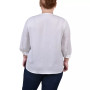Plus Size Satin Blouse